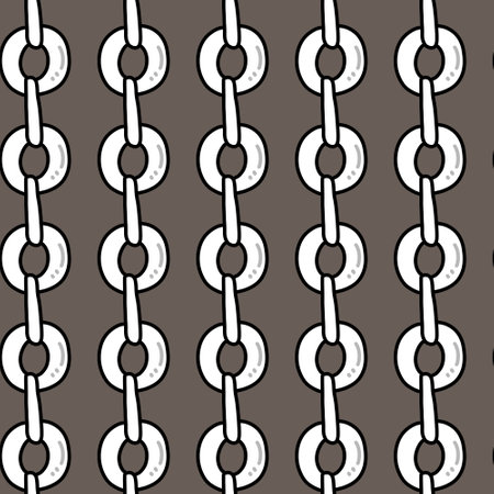 seamless background with chains and ropes for your design.の写真素材