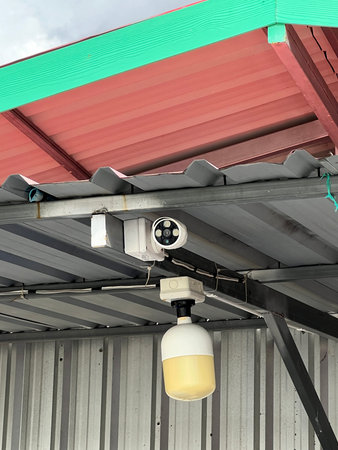metal ceiling lamp for the interior.