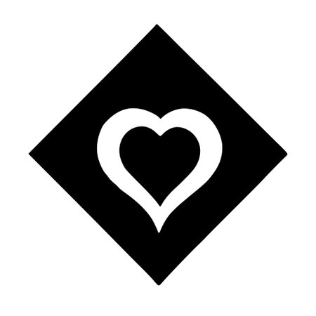 love glyph flat iconの写真素材