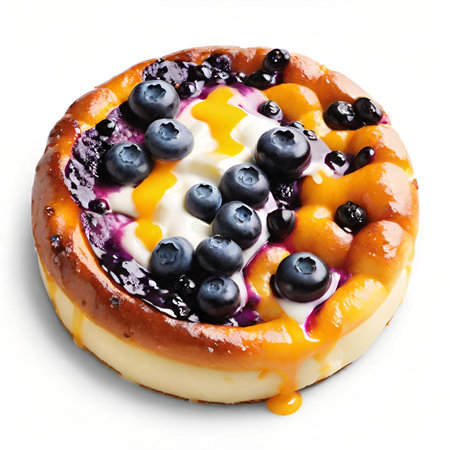 blueberry and cheese tartの素材