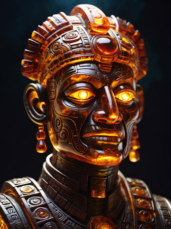 the ancient statue of the god, the symbol of thailandの素材