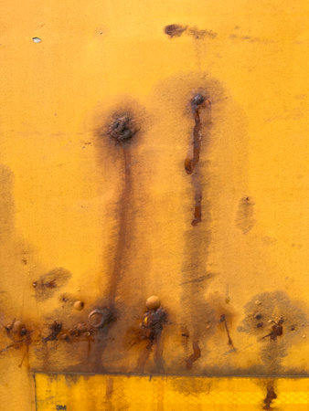 grunge rusty wall texture used as backgroundの写真素材