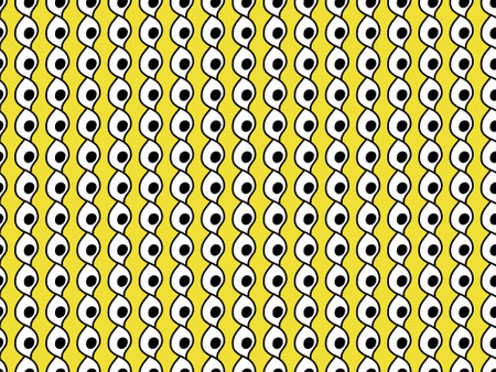 seamless pattern with cute cartoon doodle eyes. illustration