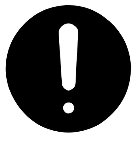 exclamation mark icon illustrationの写真素材
