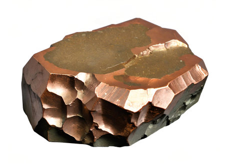 copper isolated on white backgroundの素材