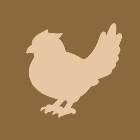 bird icon. flat design style.の写真素材