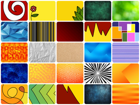 collection of different abstract backgrounds.の写真素材