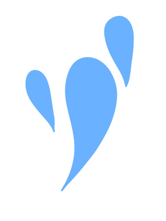 water drops on whiteの写真素材