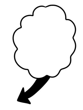 massage bubble. web icon simple illustrationの写真素材