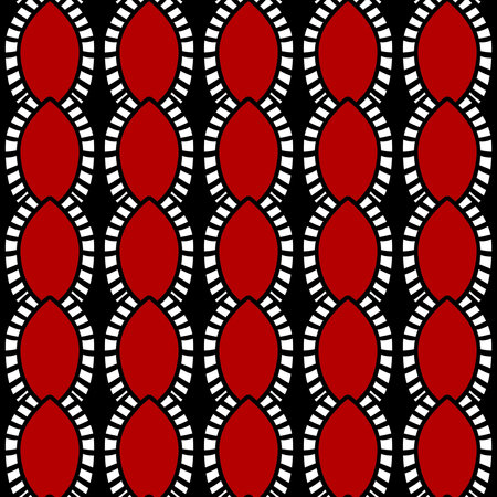 seamless background with decorative shapes. print. cloth design, wallpaper.の写真素材