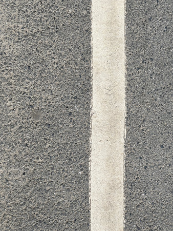 asphalt road with linesの写真素材