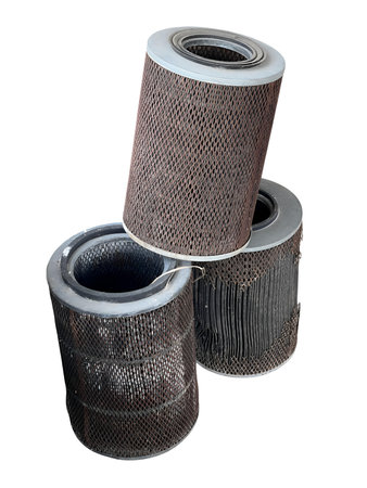 car filter on white backgroundの写真素材