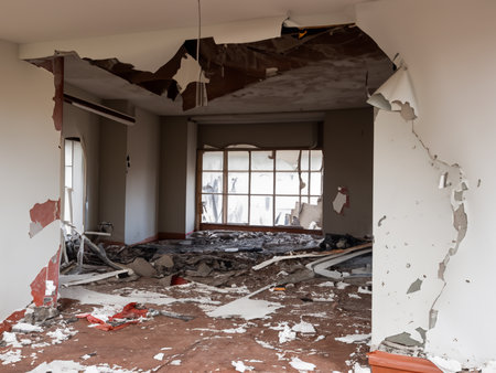 interior of an old buildingの素材