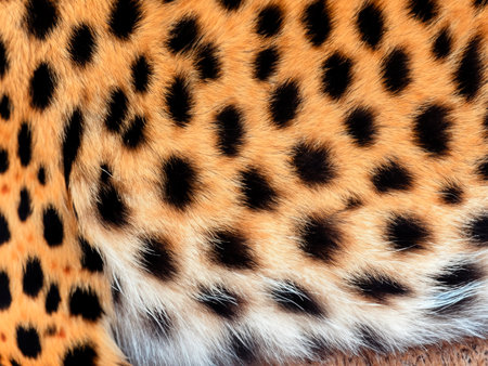 beautiful leopard fur texture backgroundの素材