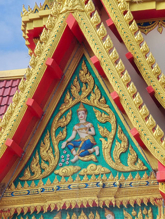 the temple of thailandの写真素材