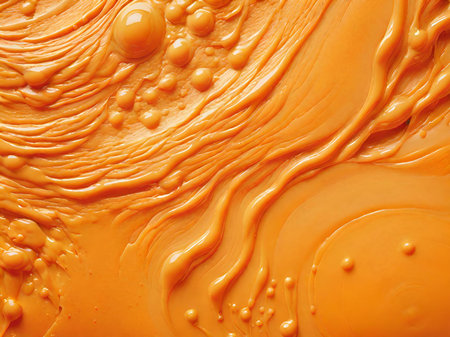 chocolate caramel with caramel textureの素材