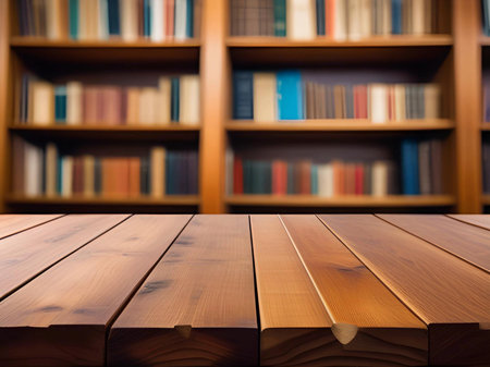 stack of books on wooden shelf. high quality photo.の素材