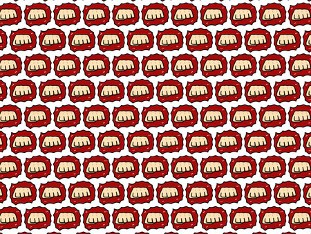 pattern of  hand cartoon backgroundの写真素材