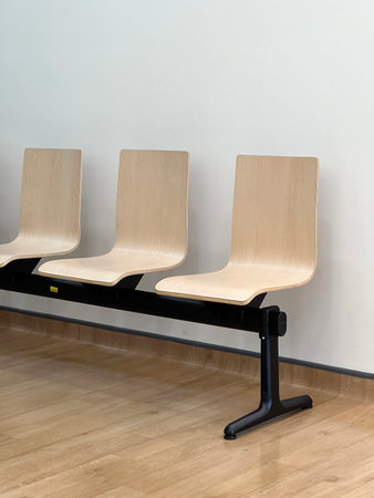 empty wooden chairs