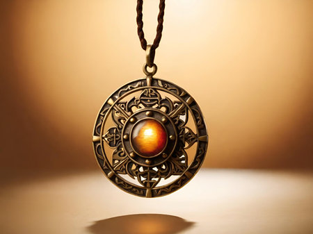 close up of a beautiful gold jewelryの素材