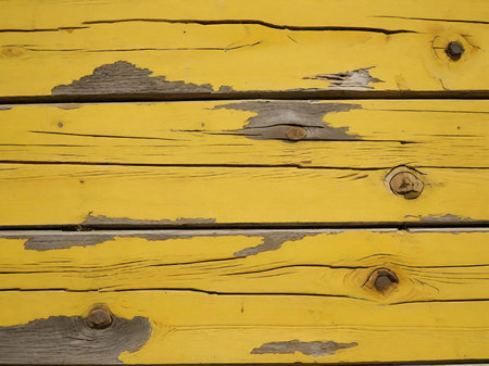 yellow wood background textureの素材