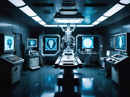 modern interior of the hospitalの素材