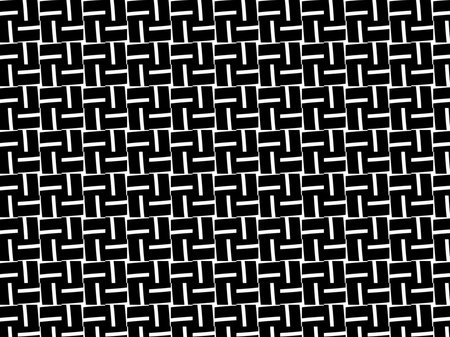 art pattern with oblique black segments