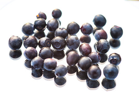 Blueberries, isolated on white background 2024の写真素材