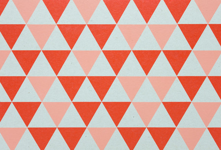 triangle graphic on cardboard paper as background