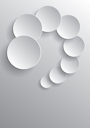 Abstract 3D paper art backgroundのイラスト素材