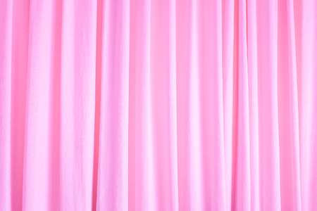 Pink curtain texture as backgroundの写真素材