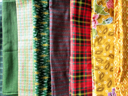 Patterned fabrics are made   8203;  8203;by hand 