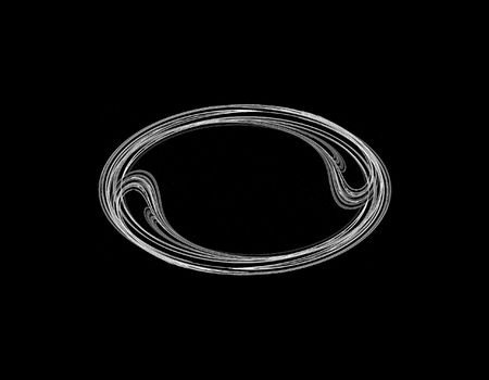 white frame or banner border over a black backgroundの写真素材