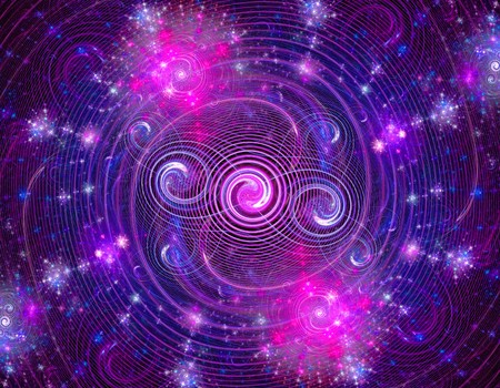 purple abstract fractal wallpaper design over a black background