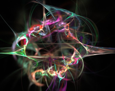 a multicolored burst wallpaper fractal for web backgrounds over black