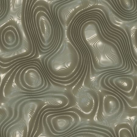 computer generated green and brown unusual bumpy metal with dimples and raised bumps. tiles seamlesslyの写真素材