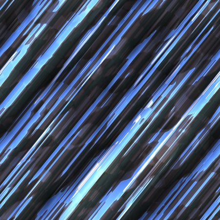 computer generated image of bright blue streaked metal with black and white highlights on a very reflective shiny surface. tiles seamlesslyの写真素材