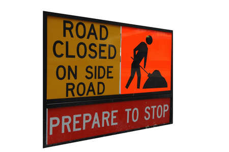 Road Closureの写真素材
