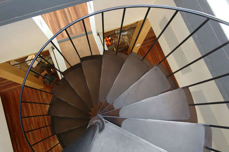 Spiral Stairwayの写真素材