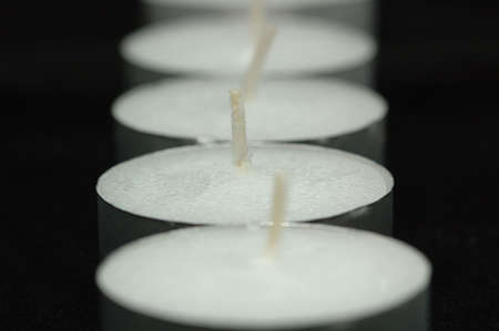 Rows of Candlesの写真素材