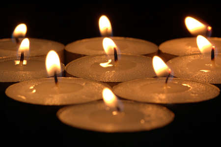 Burning Candlesの写真素材