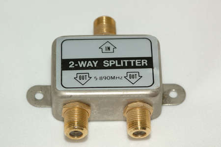2 Ways Cable Splitterの写真素材