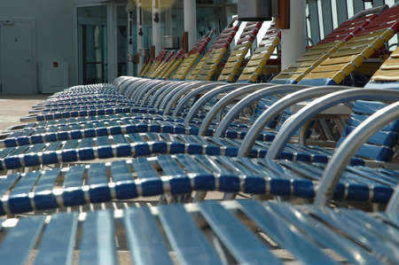 Deck Chairsの写真素材