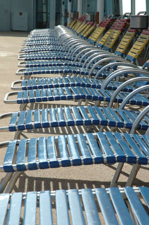 Deck Chairsの写真素材