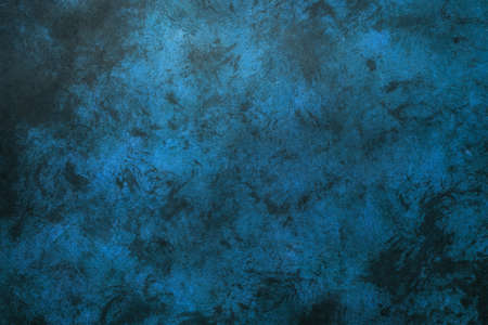 Blue weathered wall textured background. Aged wall.の写真素材