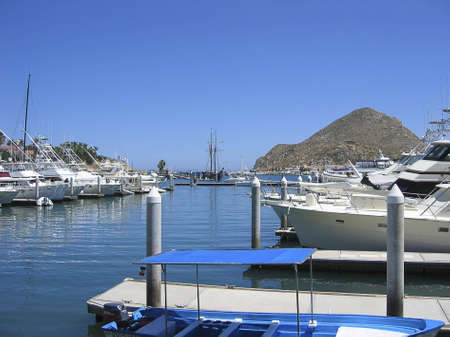 Fishing Boats in Los Cabos の写真素材