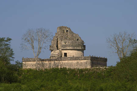 Chichen Itza Observatoryの写真素材