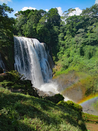 One of the most beautiful tourist attractions and interesting Honduras, and one of the best natural landscapes in Central America.の写真素材