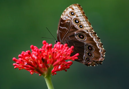 The owl butterflies are species of the genus Caligo and are known for their huge eyespots, which...