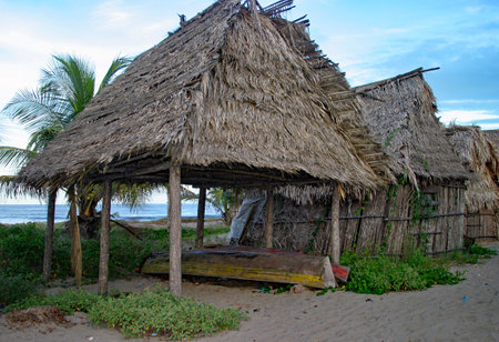 Small fishing village forgotten in timeの写真素材